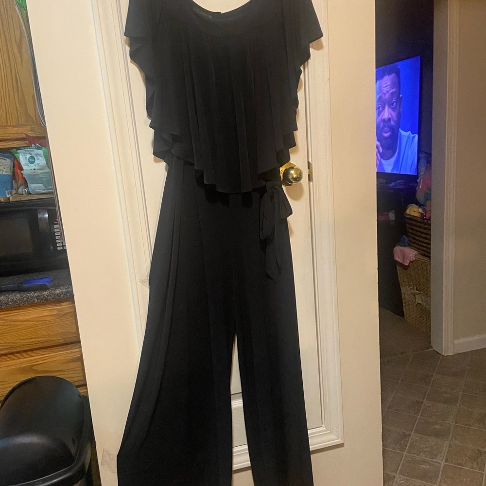 Alyx Black Sleeveless Jumpsuit with Minimalist Design